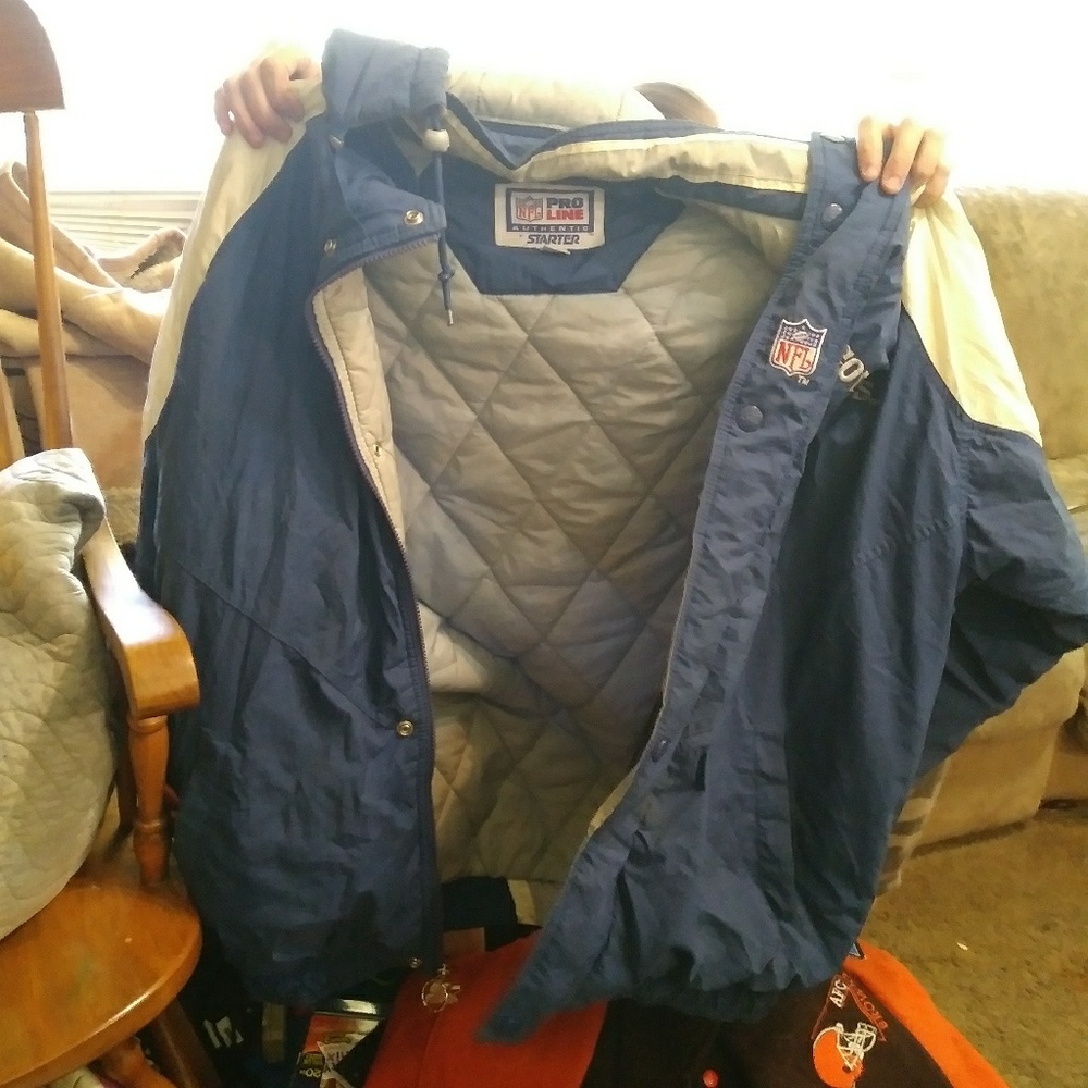 COWBOYS STARTER COAT SIZE XL